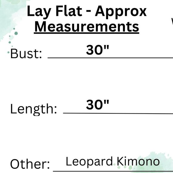 Leopard Kimono Top Tiered Sleeves NEW - Picture 10 of 11